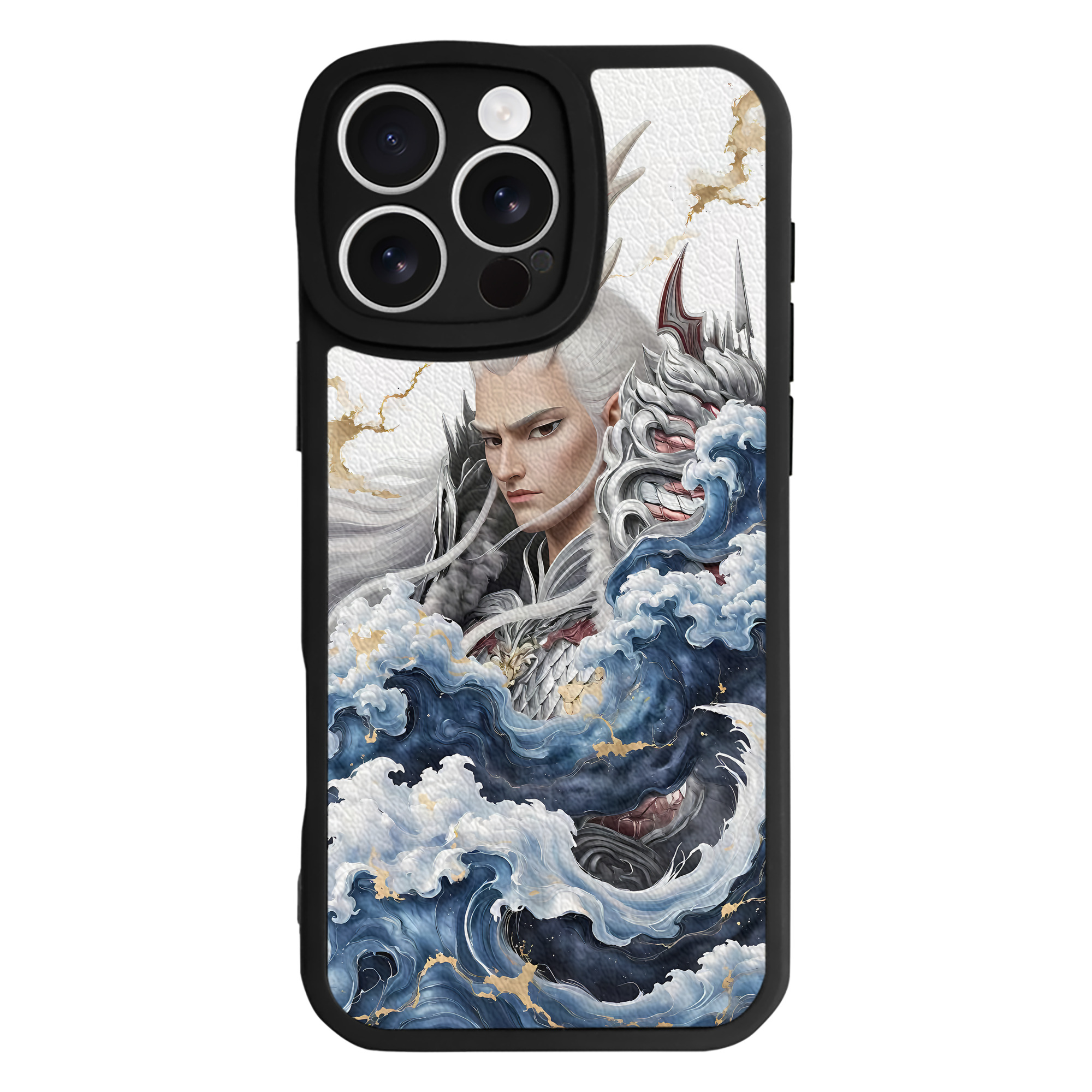 （画像用） Ne Zha 2 ナタ 魔童の大暴れ 【iPhone 16シリーズ対応】シリコンスマホケース（レザー調） 材質：シリコン